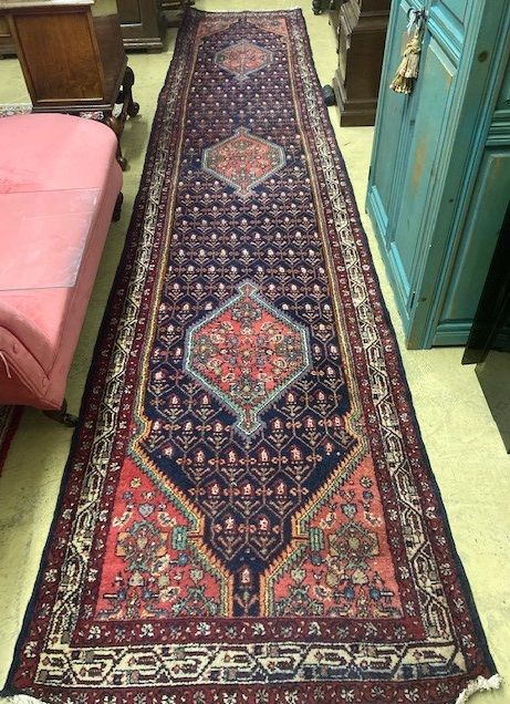 A Hamadan runner, 520 x 105cm
